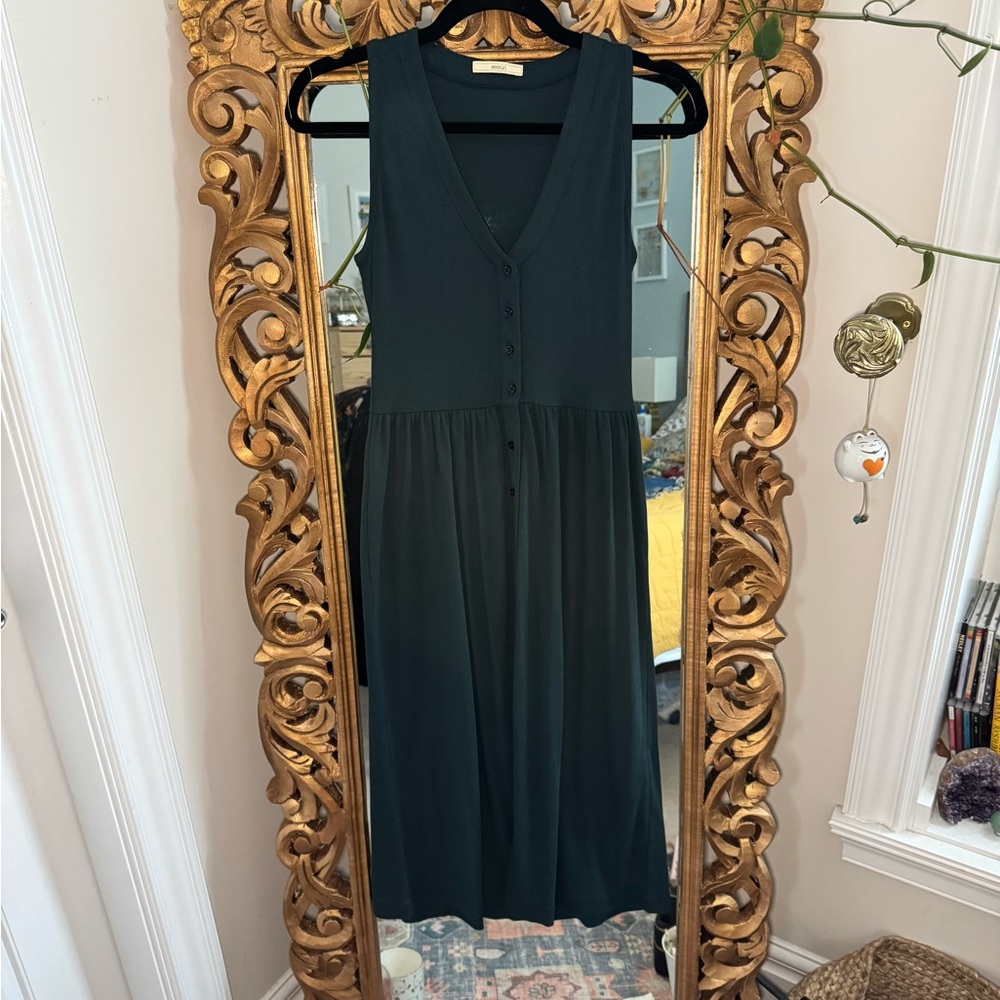 Teal Sleeveless Dress